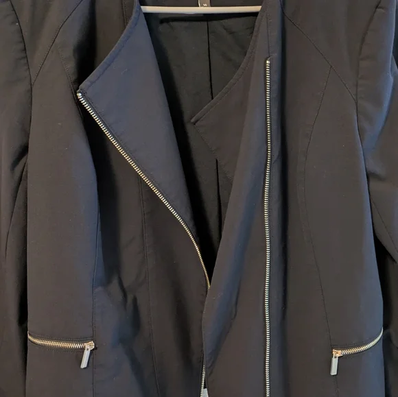 The Limited Navy Zip-Up Women's Jacket - Picture 4 of 5